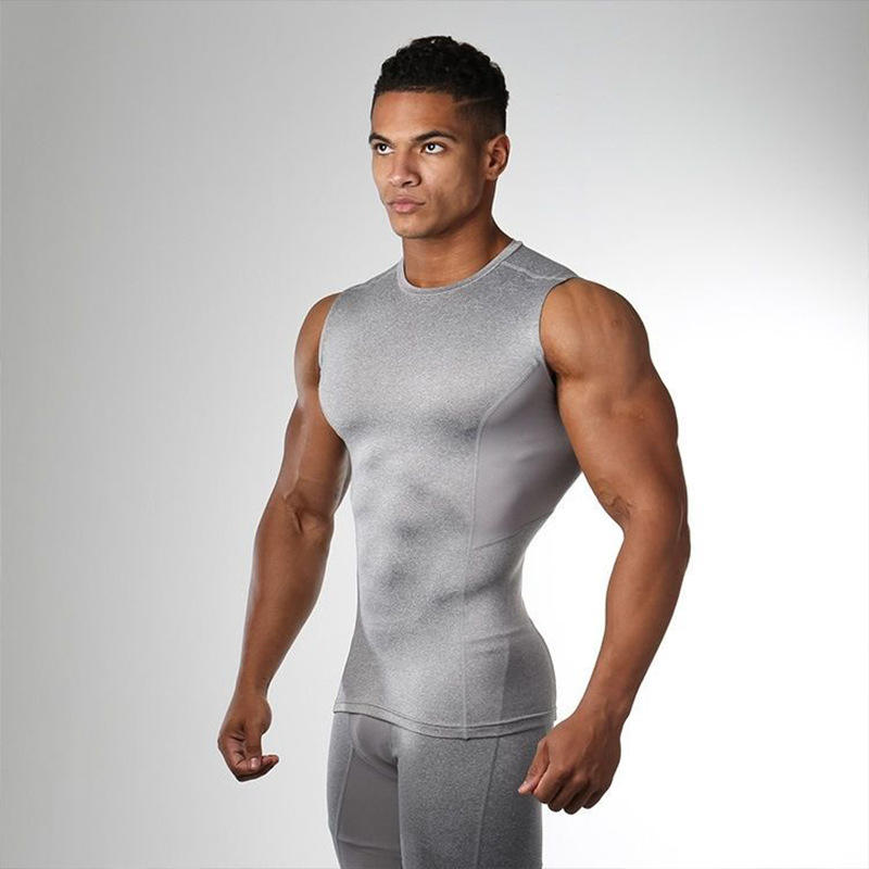 Men's Sleeveless Training T-Shirt Fitness Waistcoat